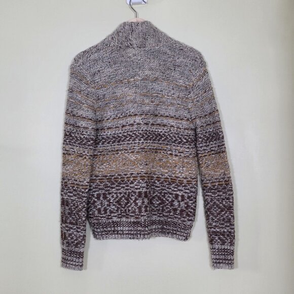 Wilfred Free Cardigan Women S Multi Marled Chunky Knit Wool Blend Buttons Pocket - Picture 2 of 14